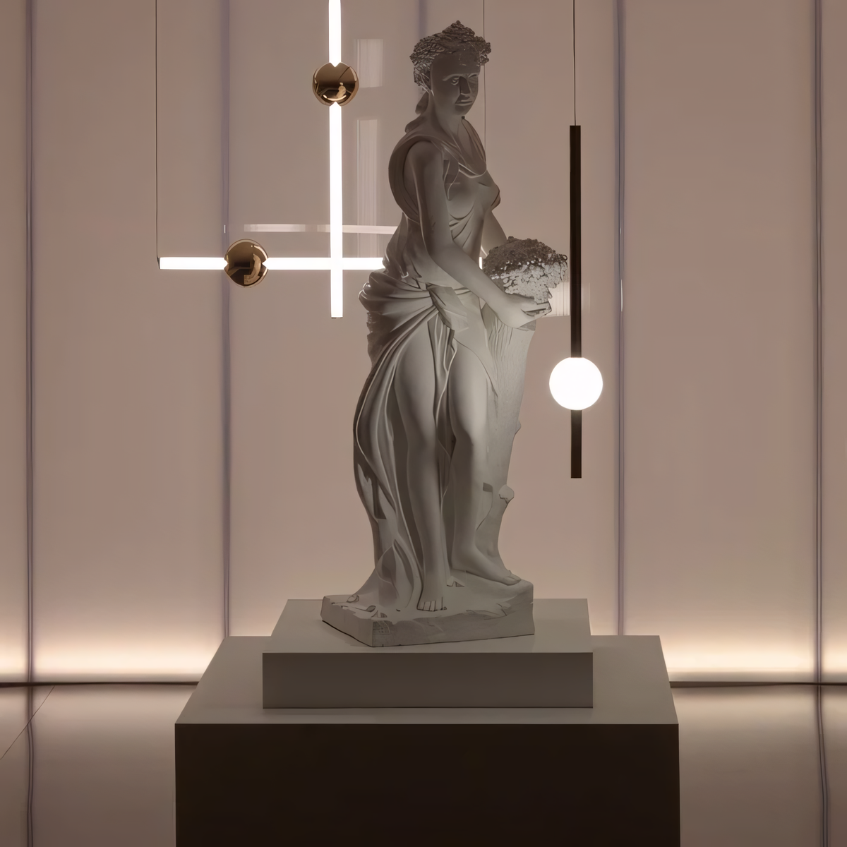 Orion Nordic LED Tube Pendant Light
