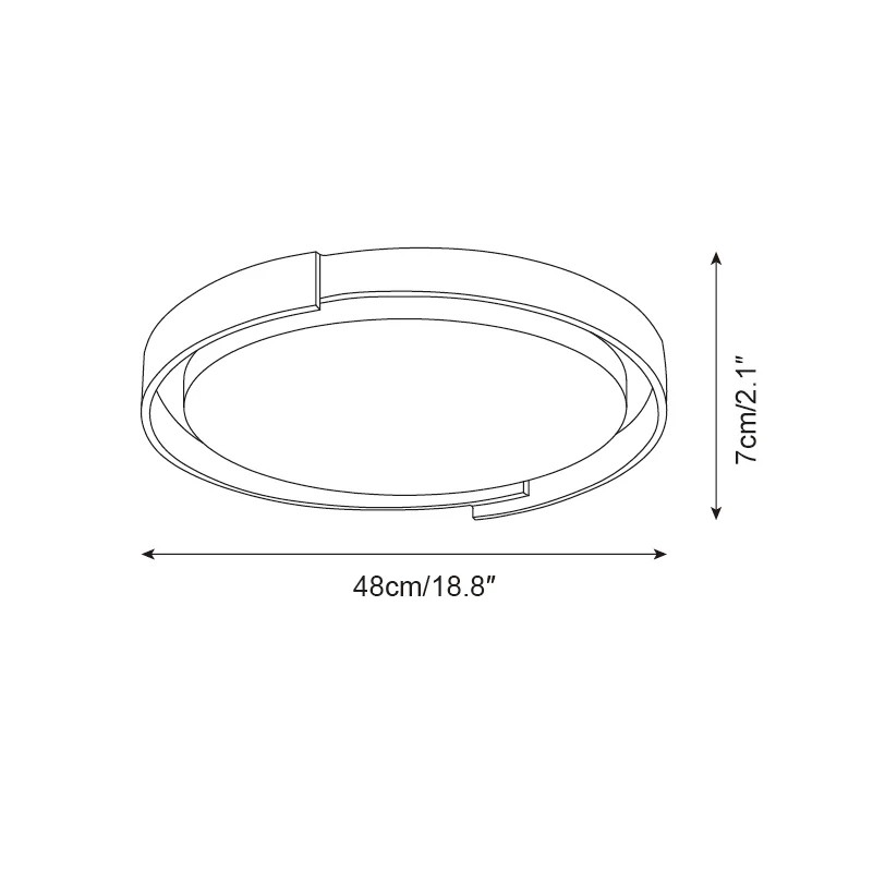 Jonathan Minimalist Round Travertine Stone Flush Mount Ceiling Light