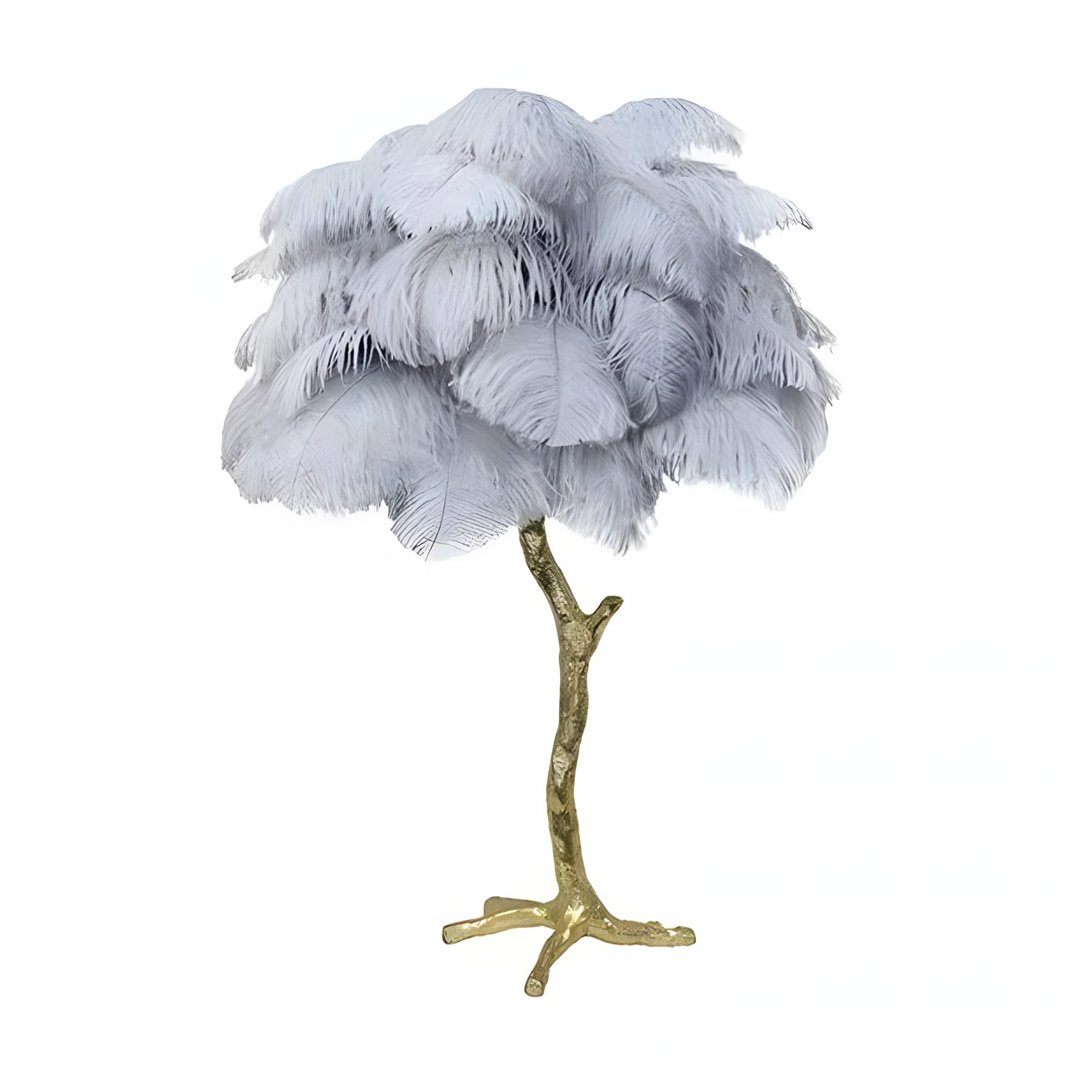 Marco Ostrich Feather Table Lamp