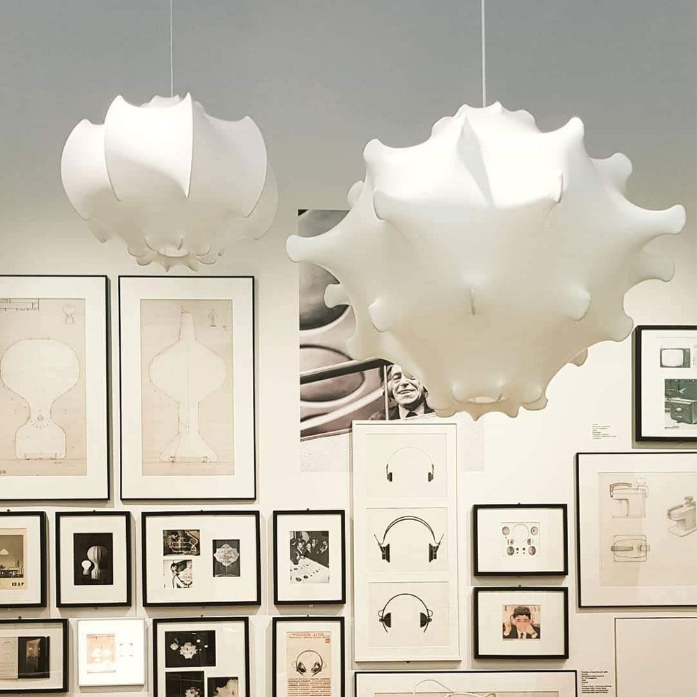 Joaquin Creative White Cocoon Pendant Light
