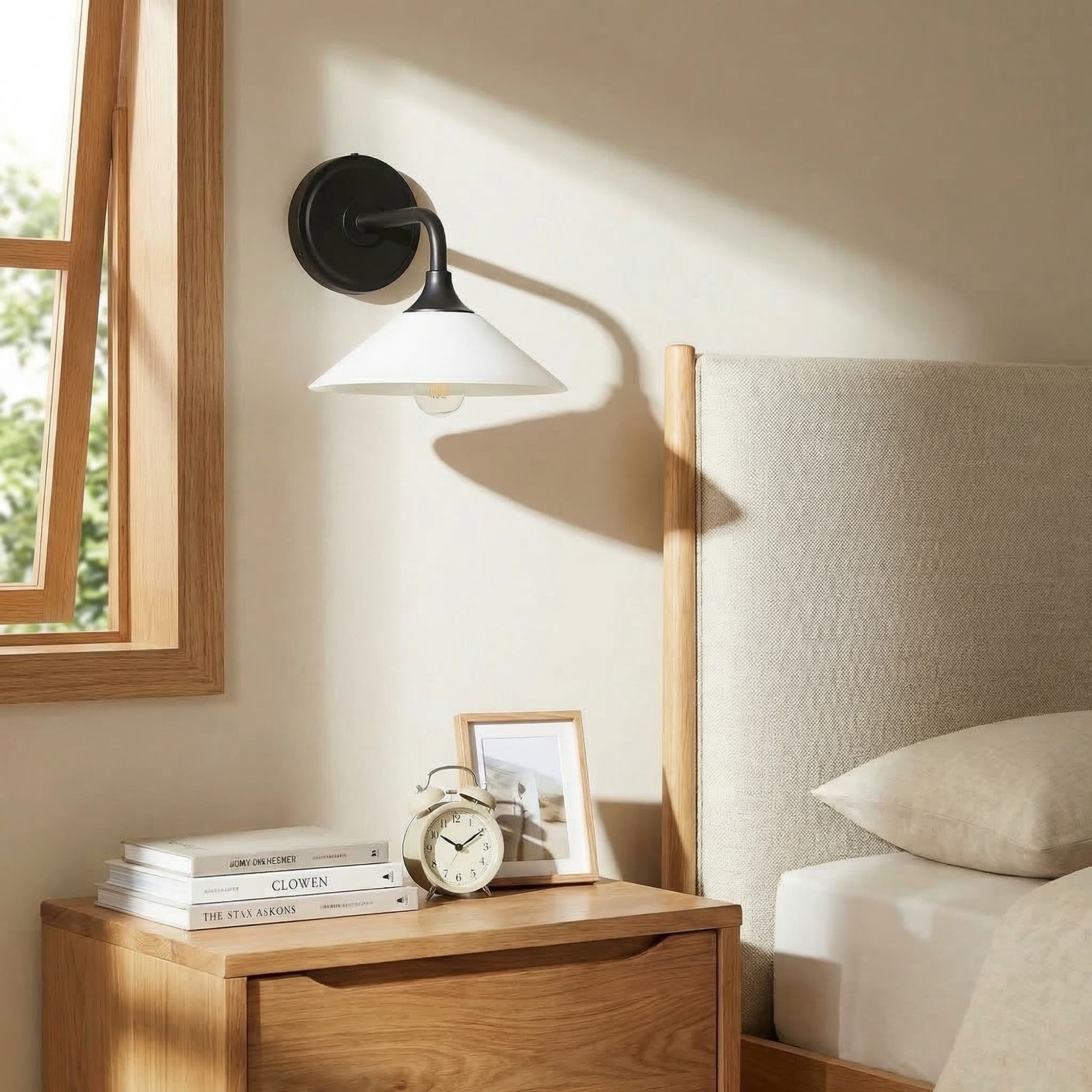 Musara Minimalist Glass Shade Wall Light