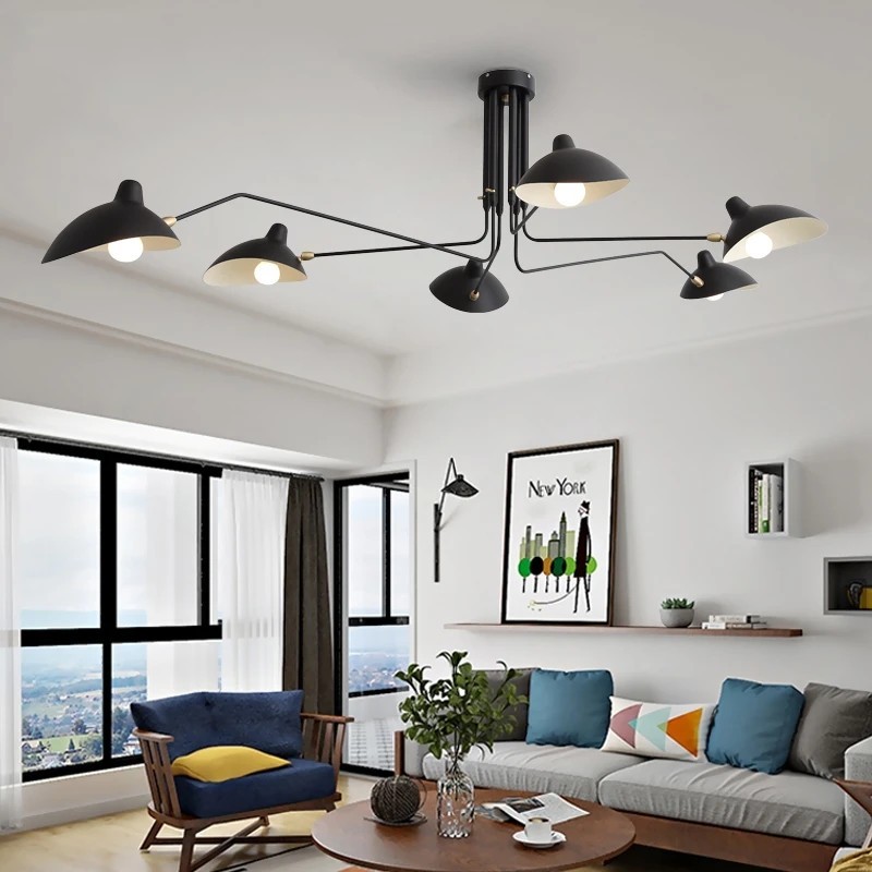 Octavia Duckbill Multihead Ceiling Lamp