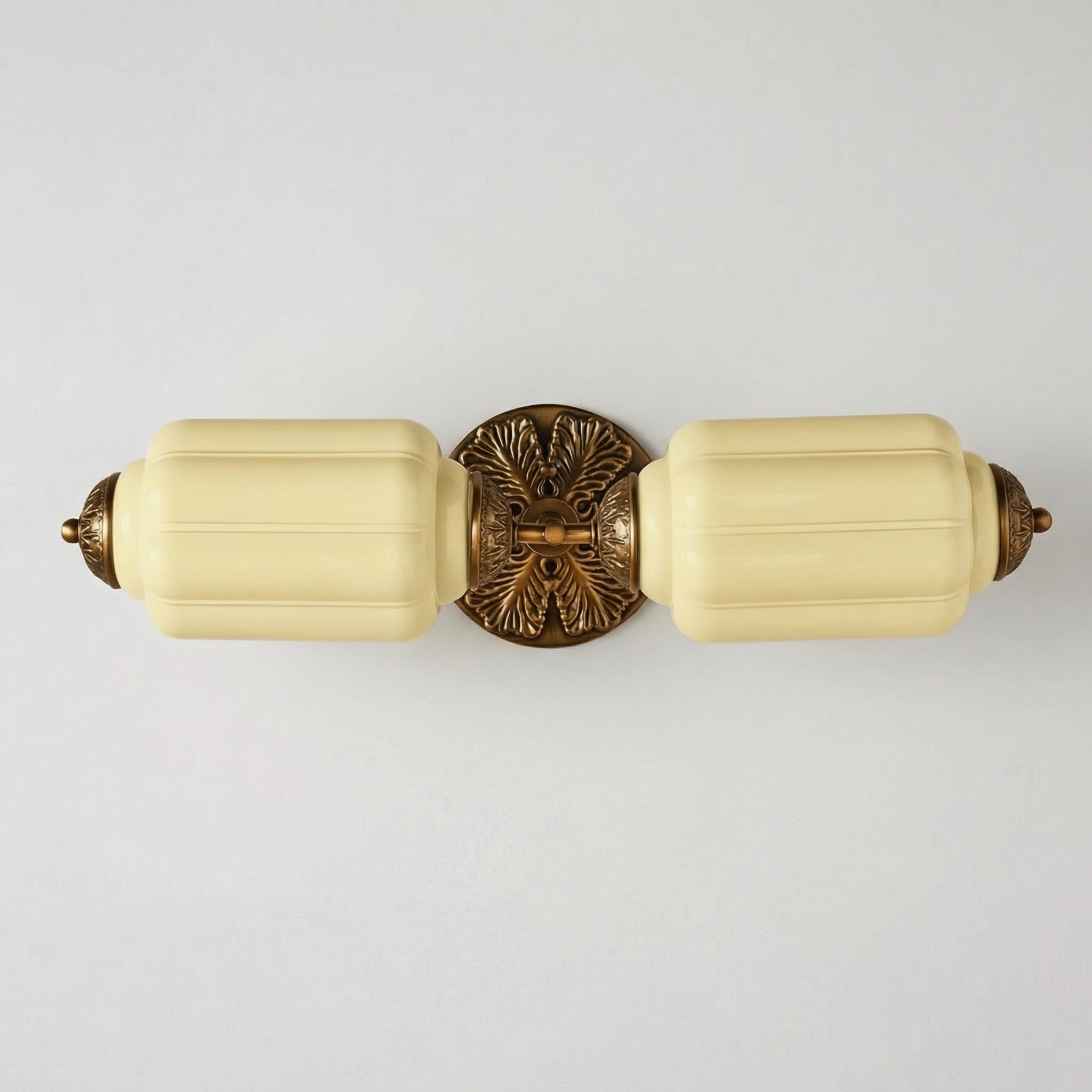 Hartnell Retro Colorful Art Deco Glass Eloise Wall Light