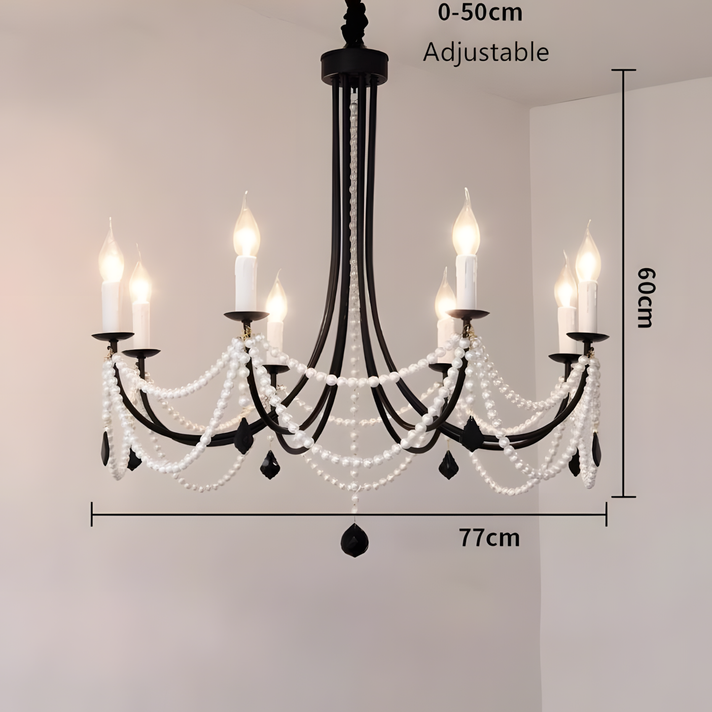 Niko French Vintage Crystal Chandelier