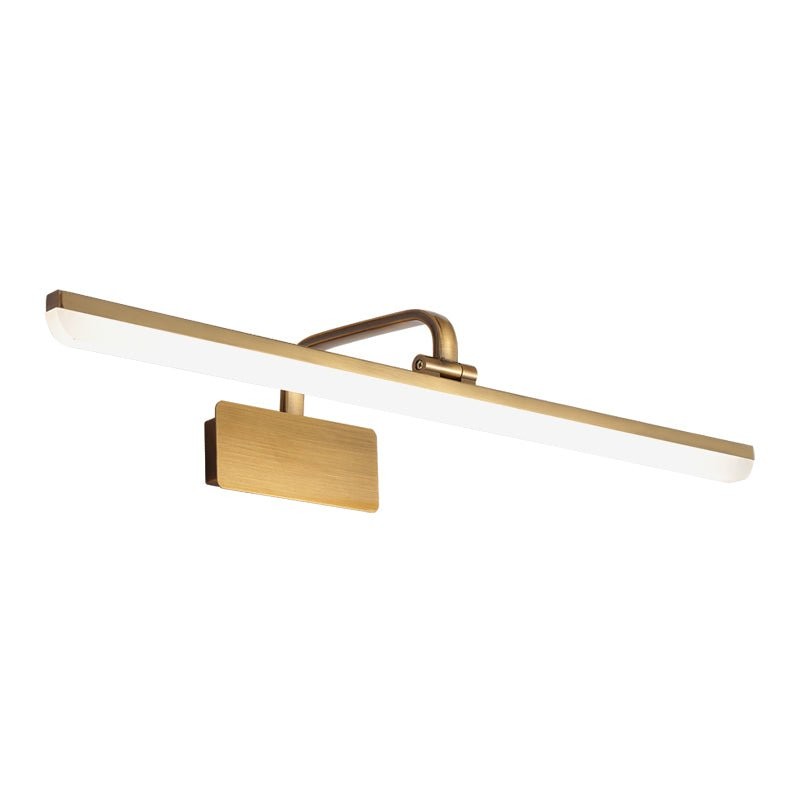 Jaryn Rustic LED Bar Brass Wall Light