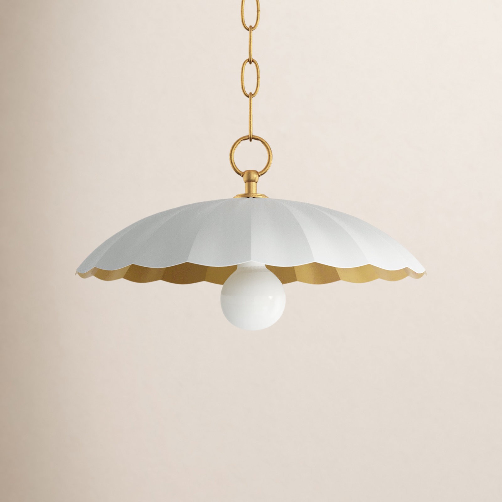 Velmara Farmhouse Metal Flower Pendant Light