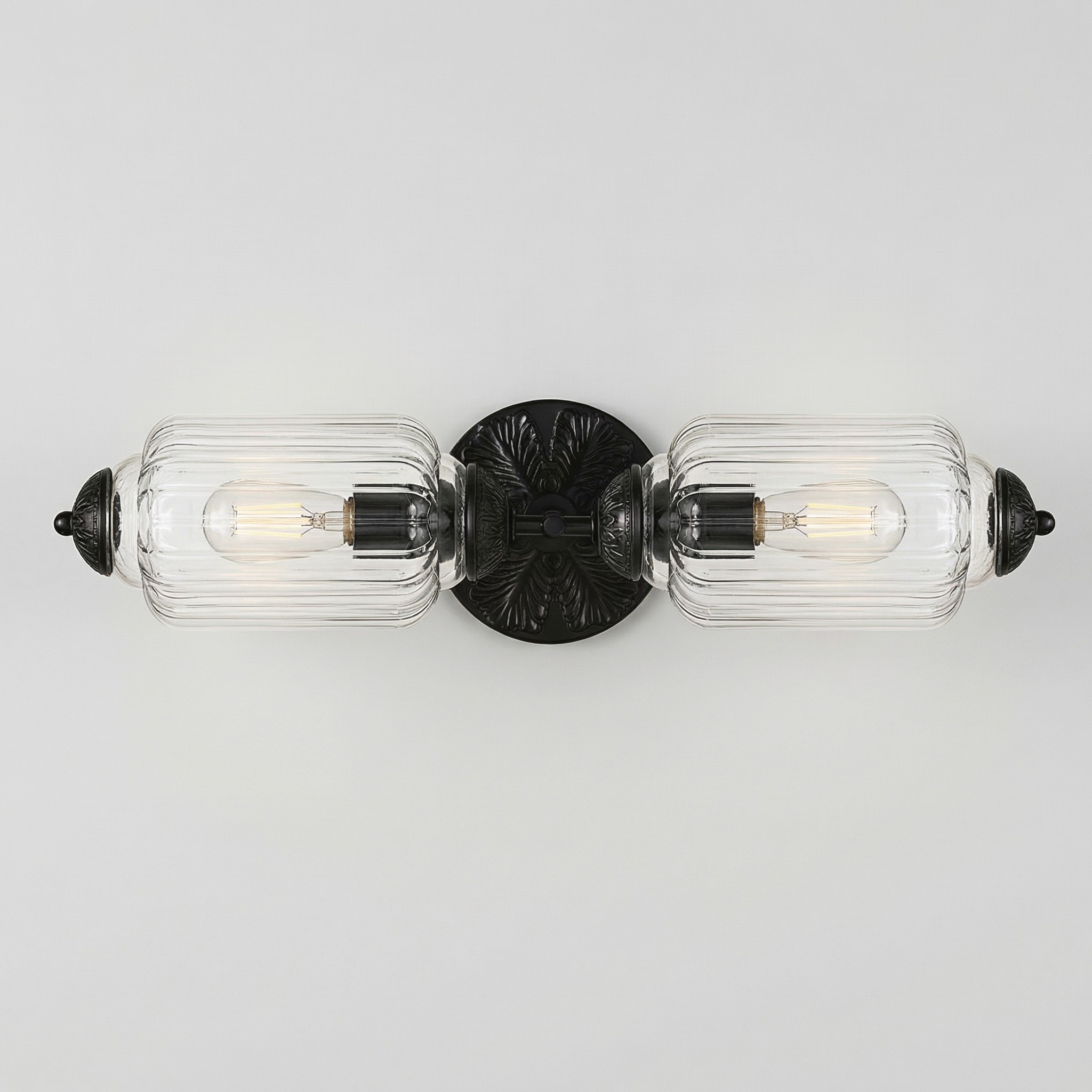 Hartnell Retro Colorful Art Deco Glass Eloise Wall Light