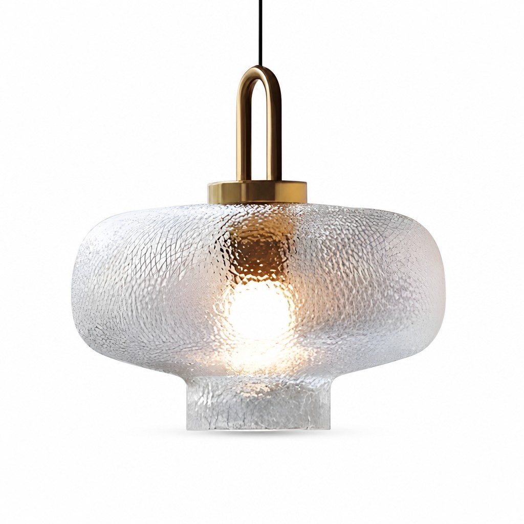 Cove Rustic Glass Metal Pendant Light