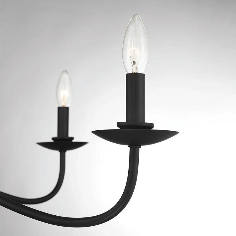 Charis Rustic 5 Light Metal Chandelier