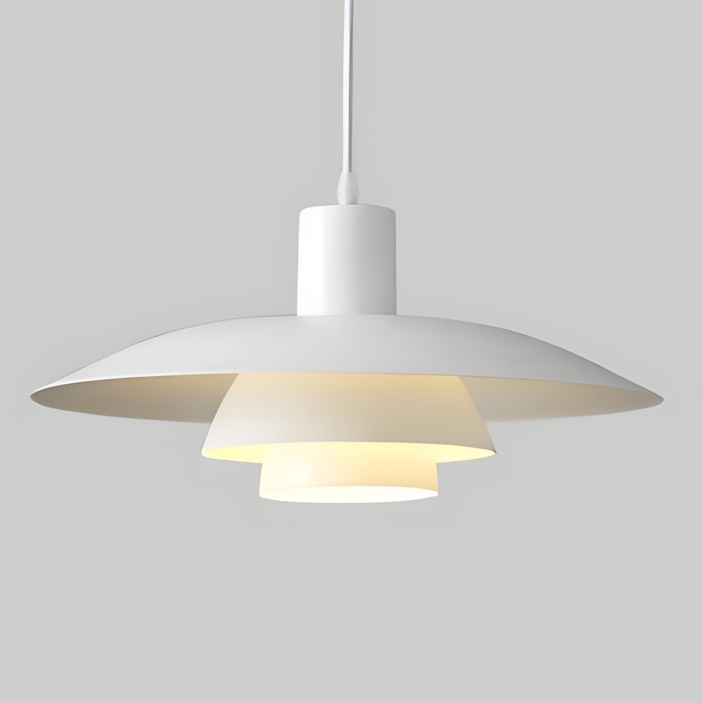 Emery Nordic Three Tier Metal Disc Pendant Light