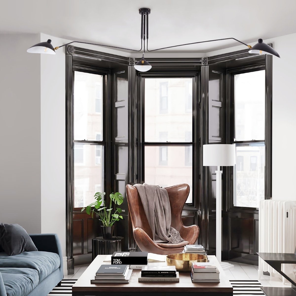 Octavia Duckbill Multihead Ceiling Lamp