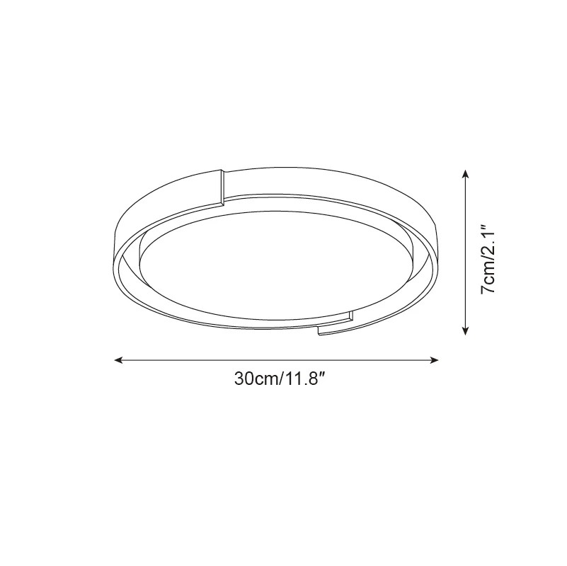 Jonathan Minimalist Round Travertine Stone Flush Mount Ceiling Light