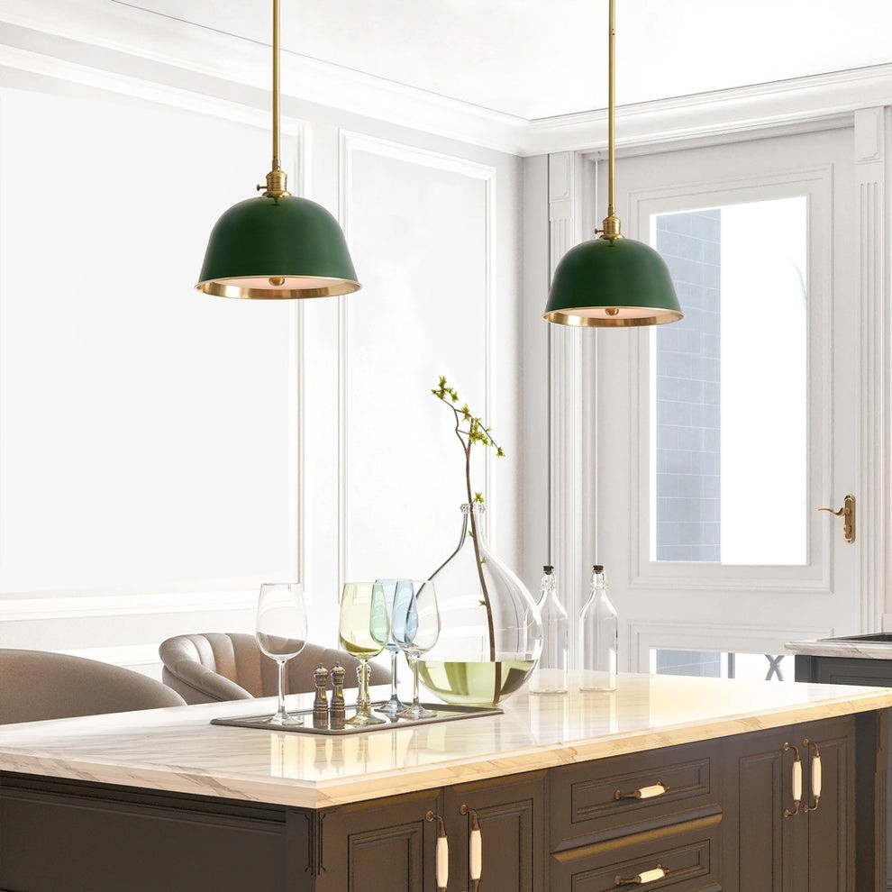 Pyrinxel Industrial Modern Metal Bell Shade Pendant Light