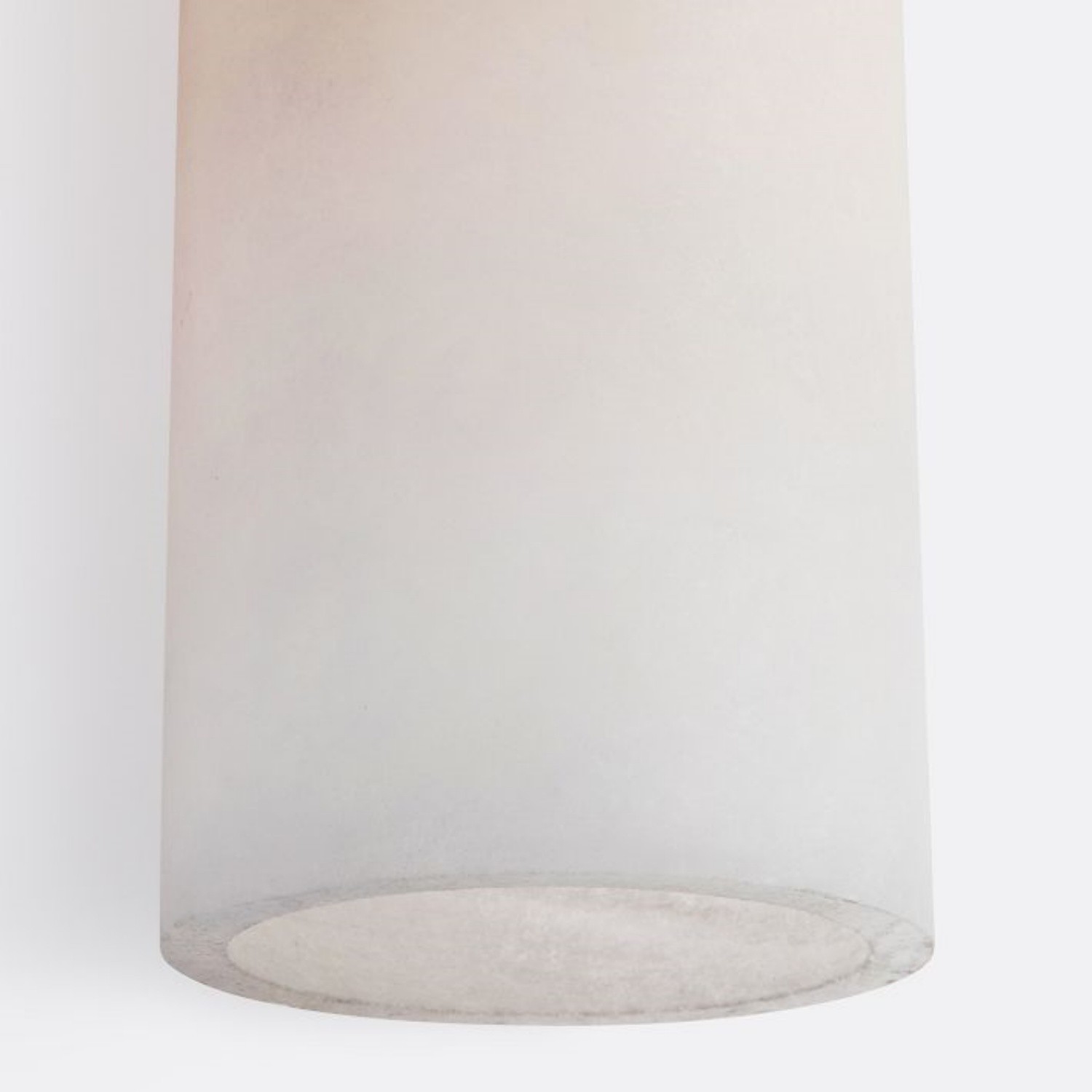 Morgan Minimalist Cylindrical Glass or Alabaster Wall Light