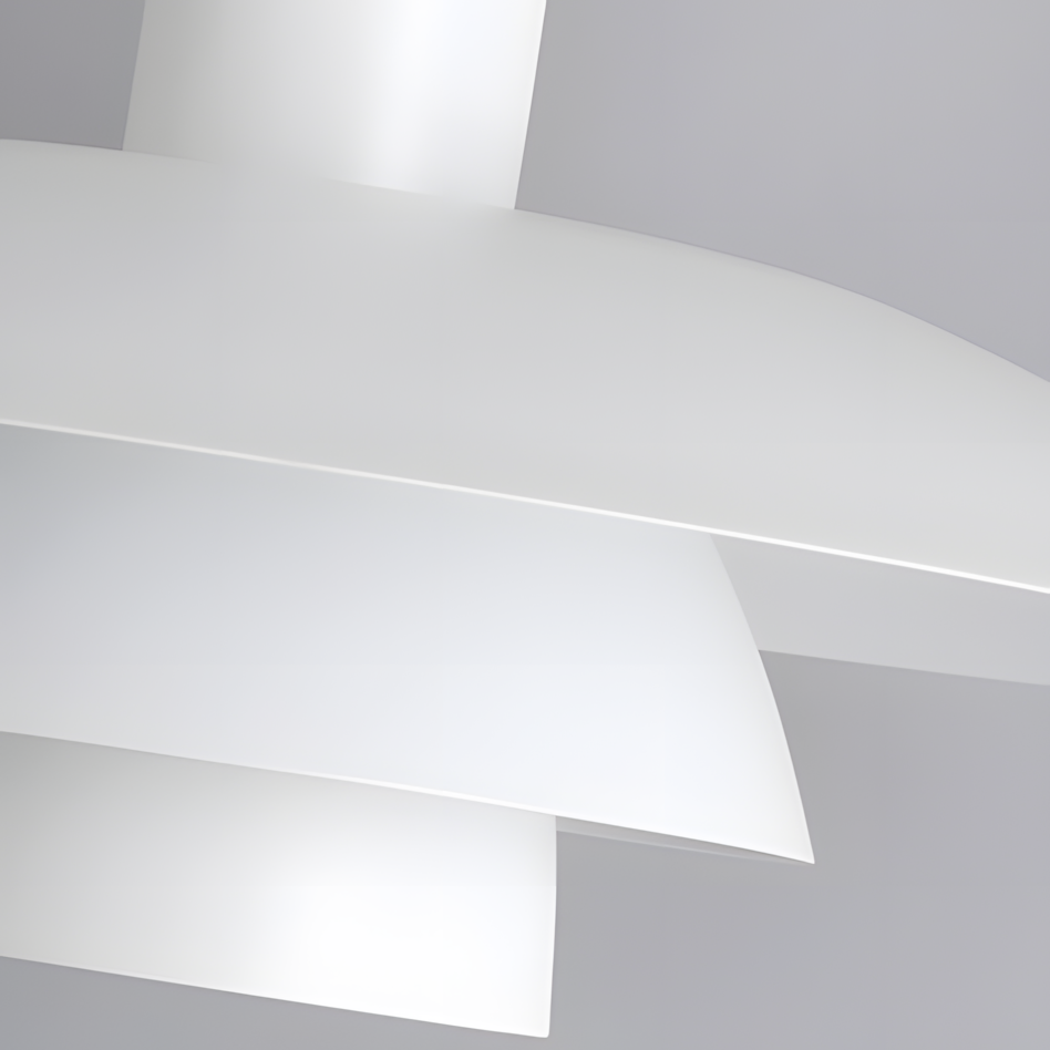 Emery Nordic Three Tier Metal Disc Pendant Light
