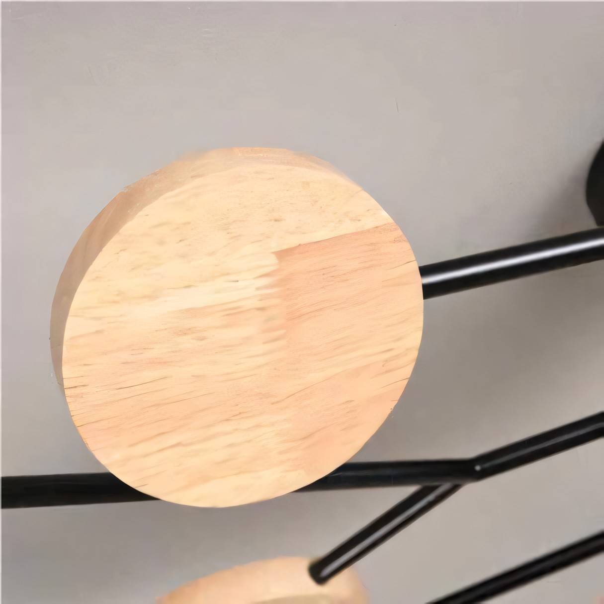Phelith Scandinavian Round Molecule Branch Led Ceiling Light
