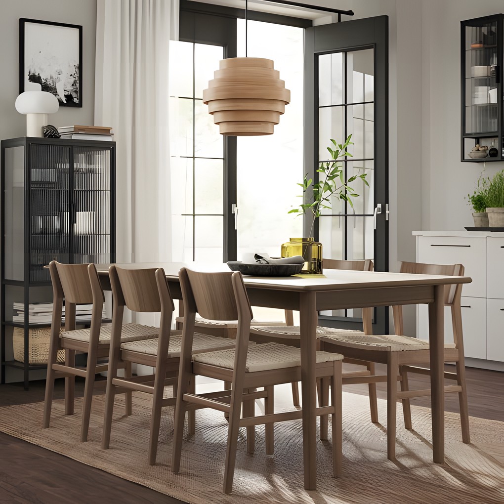 Emmeline Nordic Wood Multi Layer Pendant Light