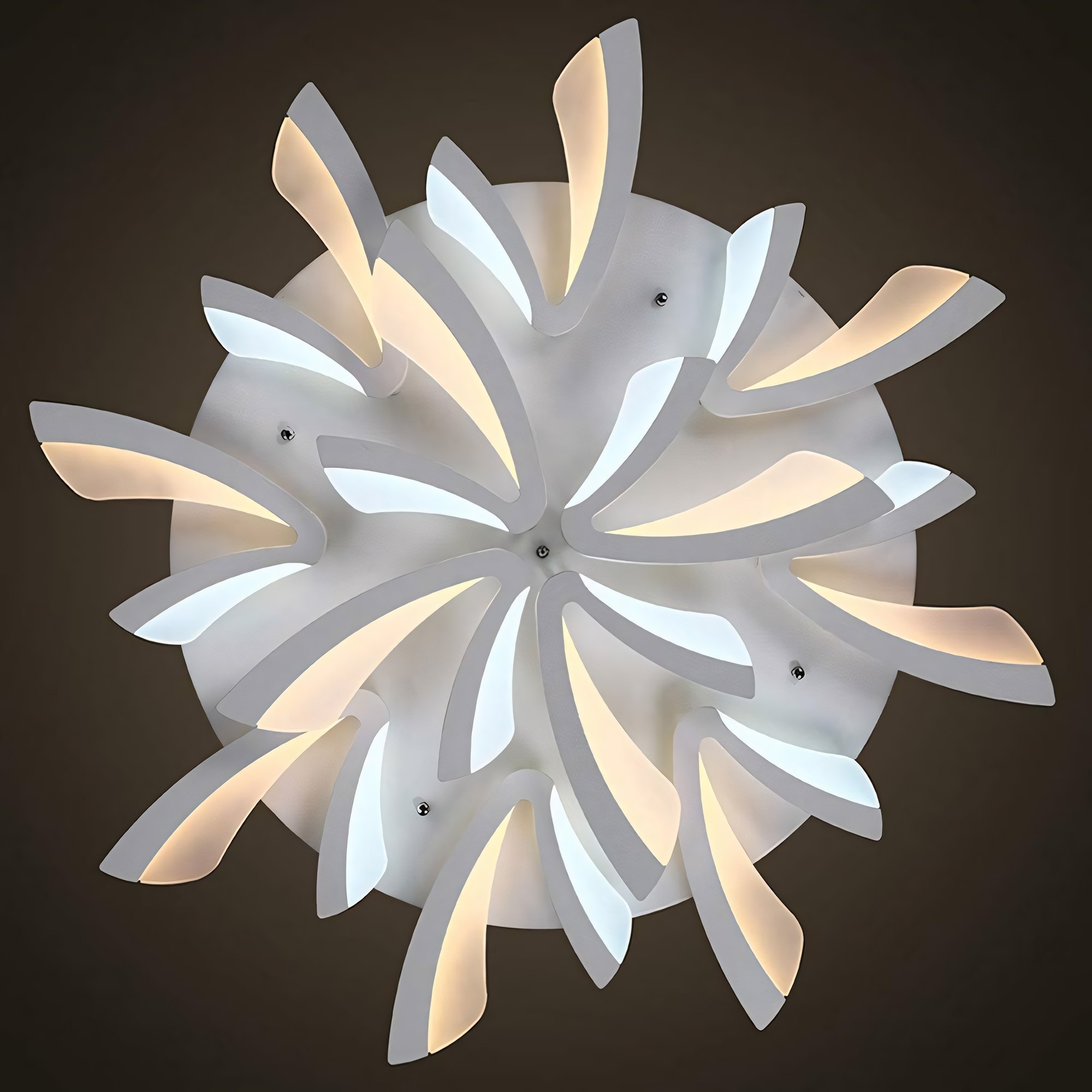 Sariel Led Dimmable Acrylic V Shape Ceiling Light