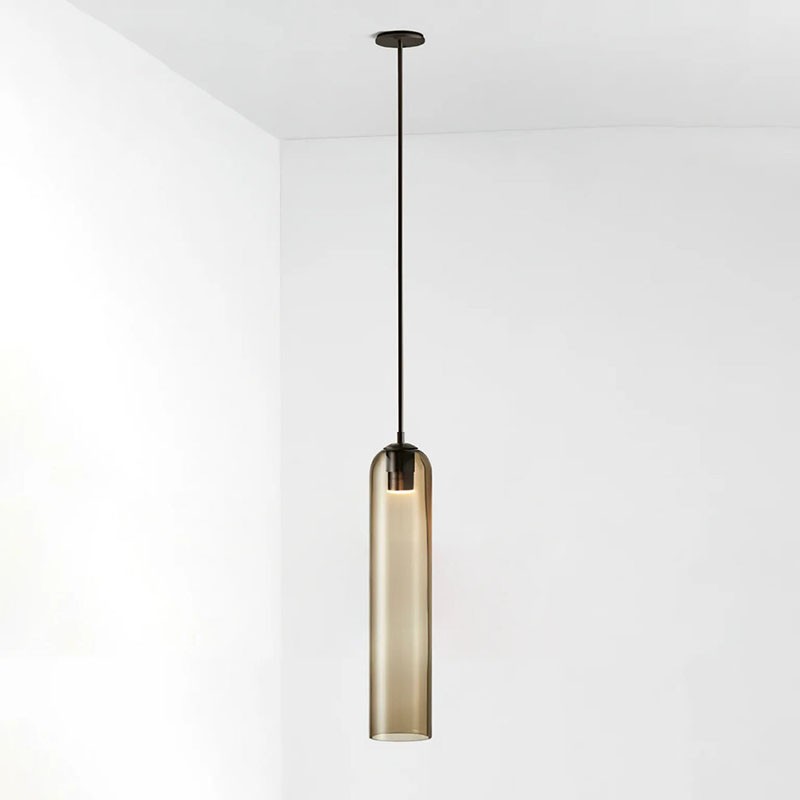 Kimaya Benedict Tube Glass Pendant Lamp