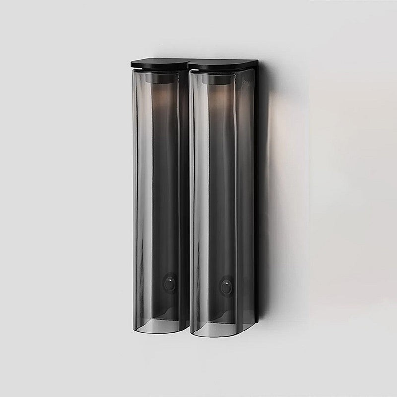 Giulia Minimalist LED Double Tube Glass Wall Light