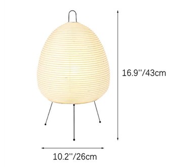 Salvatore Japanese Paper Table Lamp