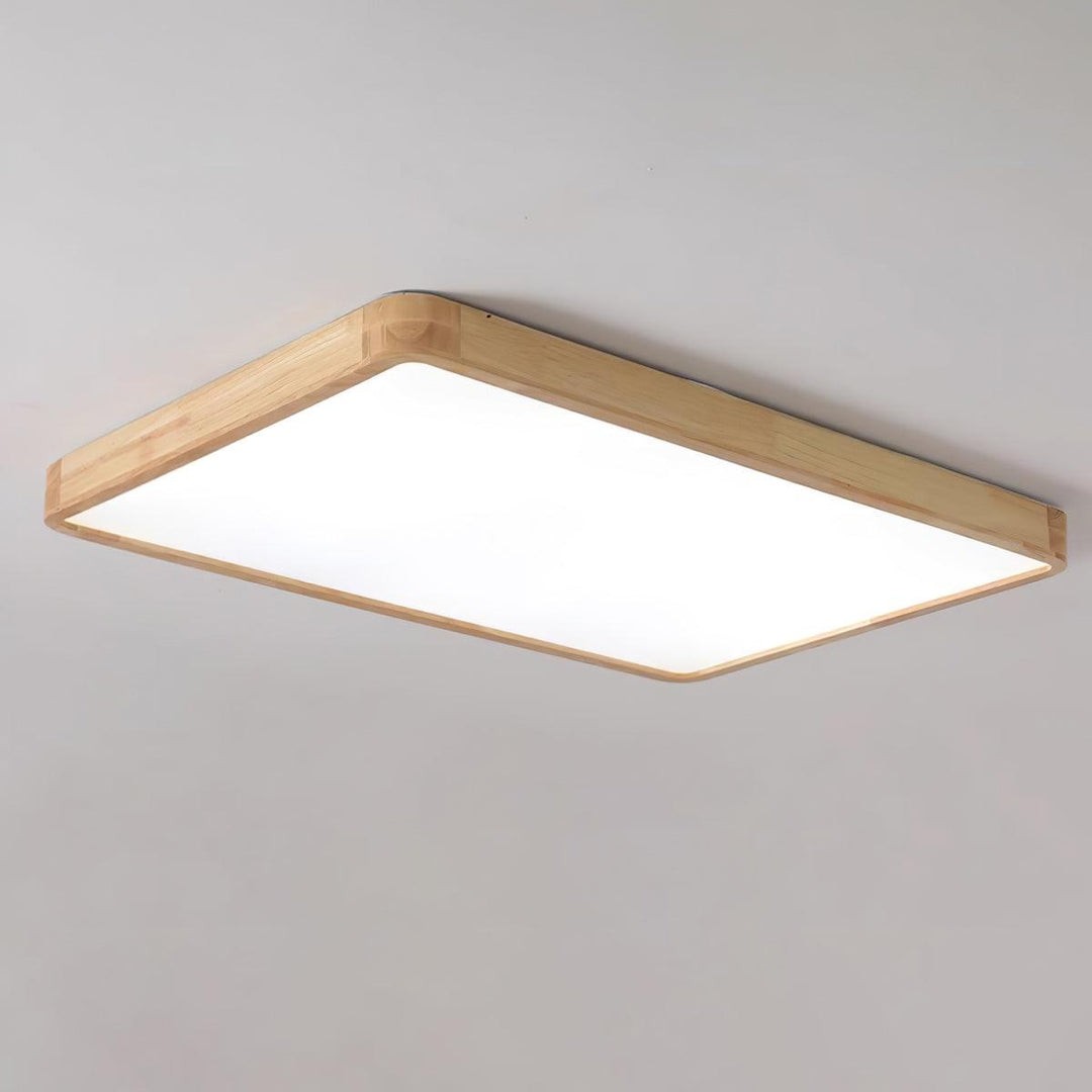 Blayze Rustic LED Wooden Geometric Ceiling Light