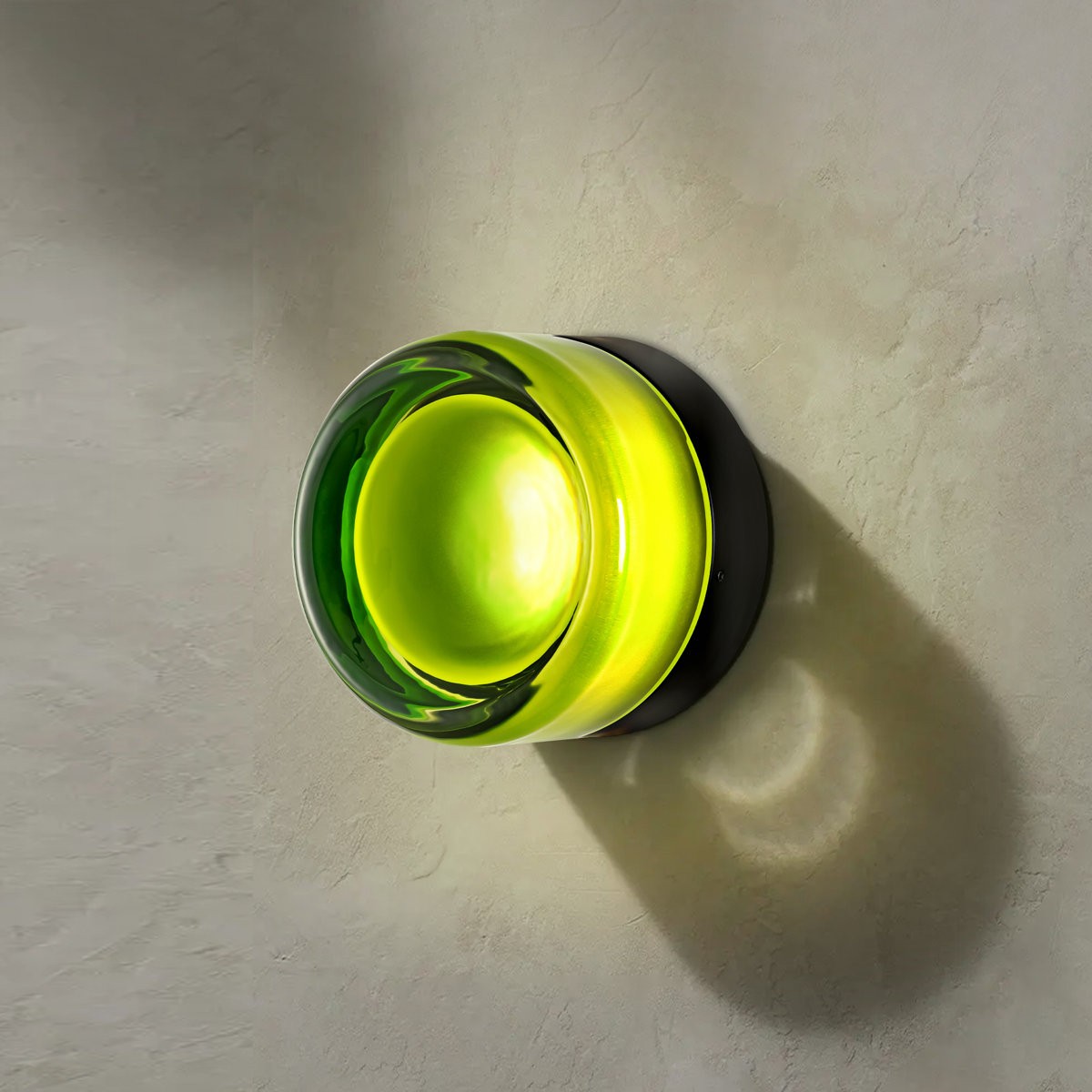 Gabriella Nordic LED Glass Flush Mount Sconce