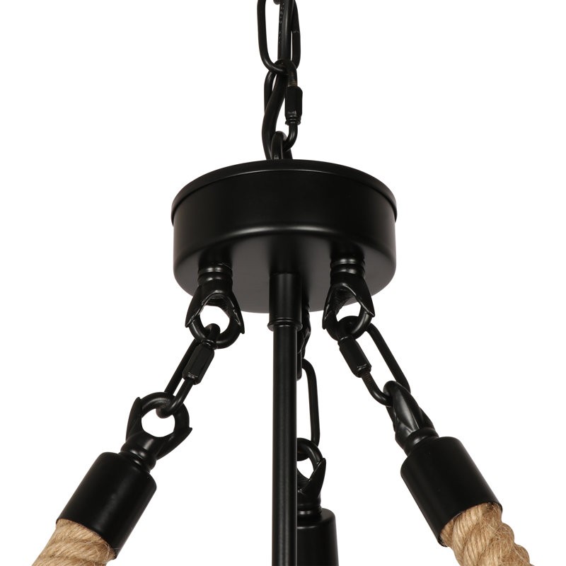 Lekha Farmhouse Vintage Drum Pendant Light