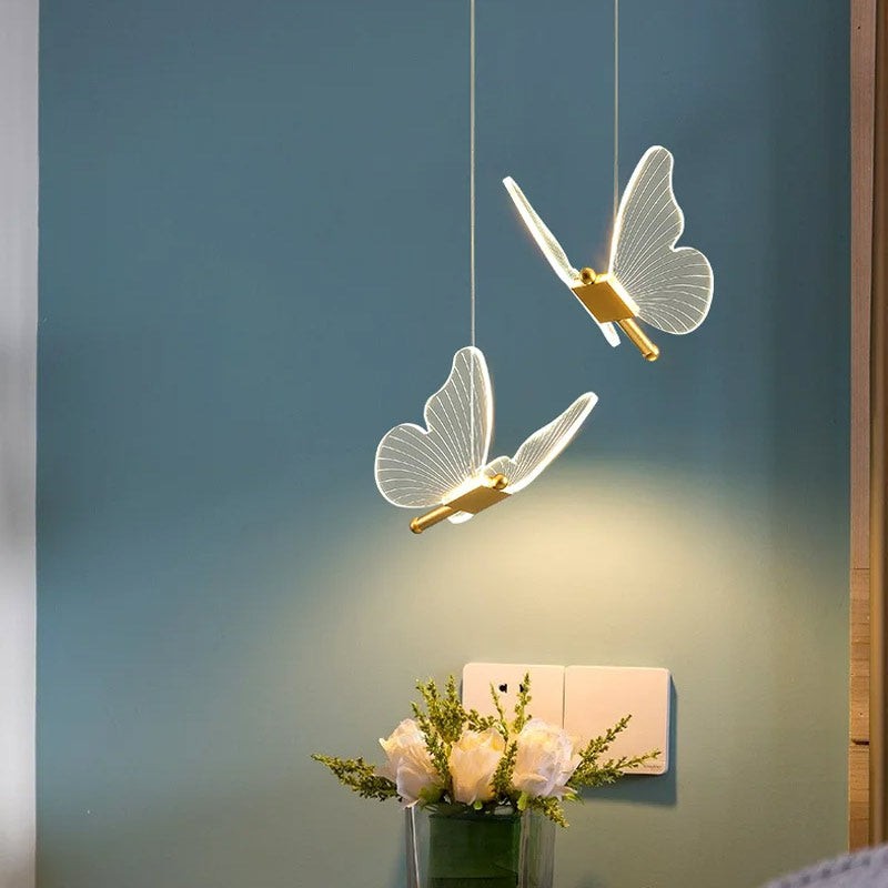 Luce Romantic Creative Butterfly Chandelier