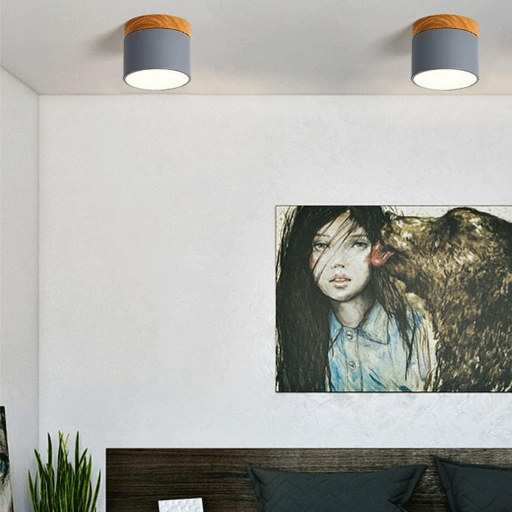 Cyrion Nordic Cylinder LED Flush Mount Ceiling Light