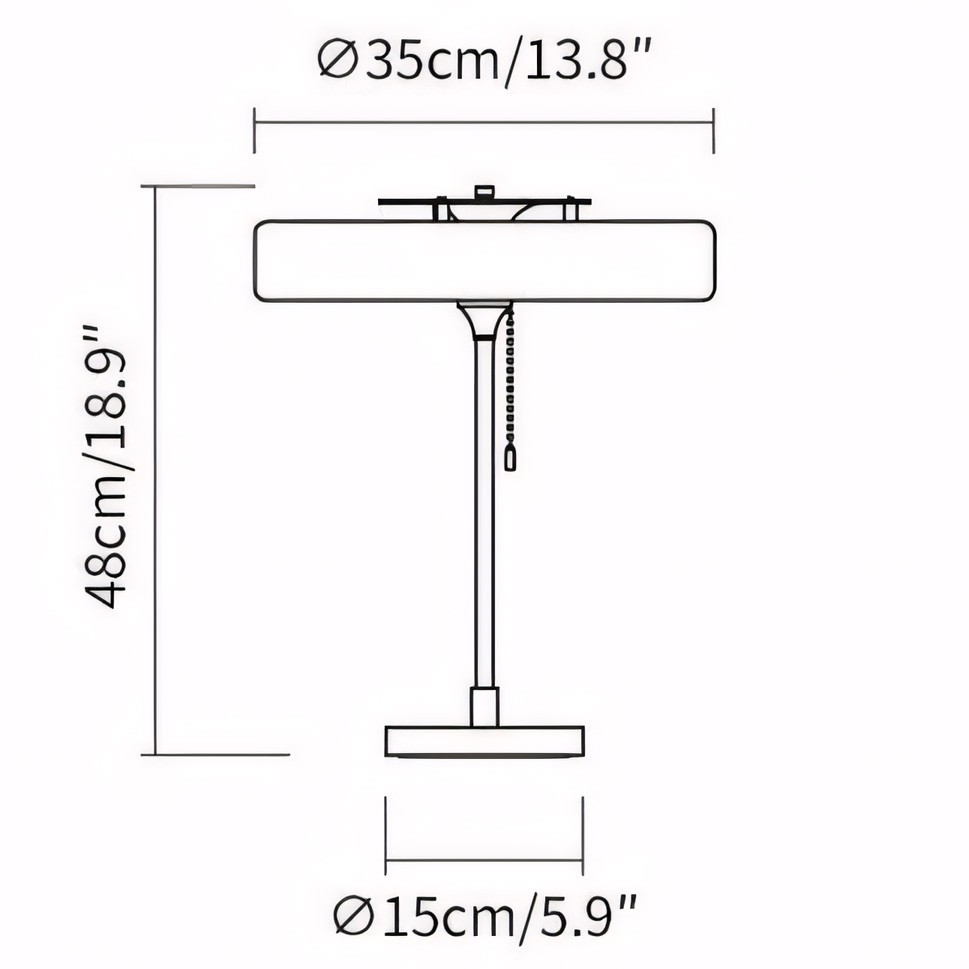 Roberto Nordic Revolve Table Lamp