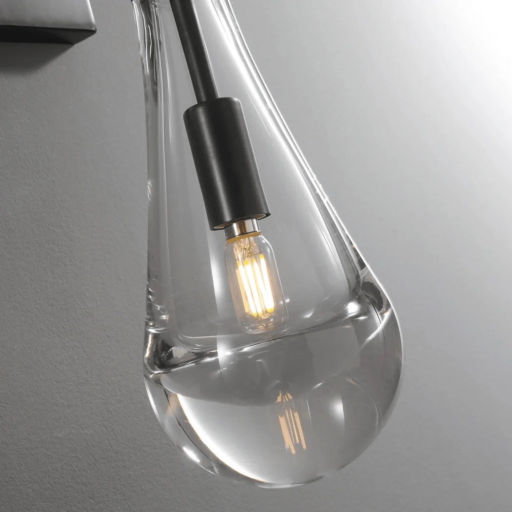 Ozonoa Raindrop Modern Solid Brass Wall Sconce