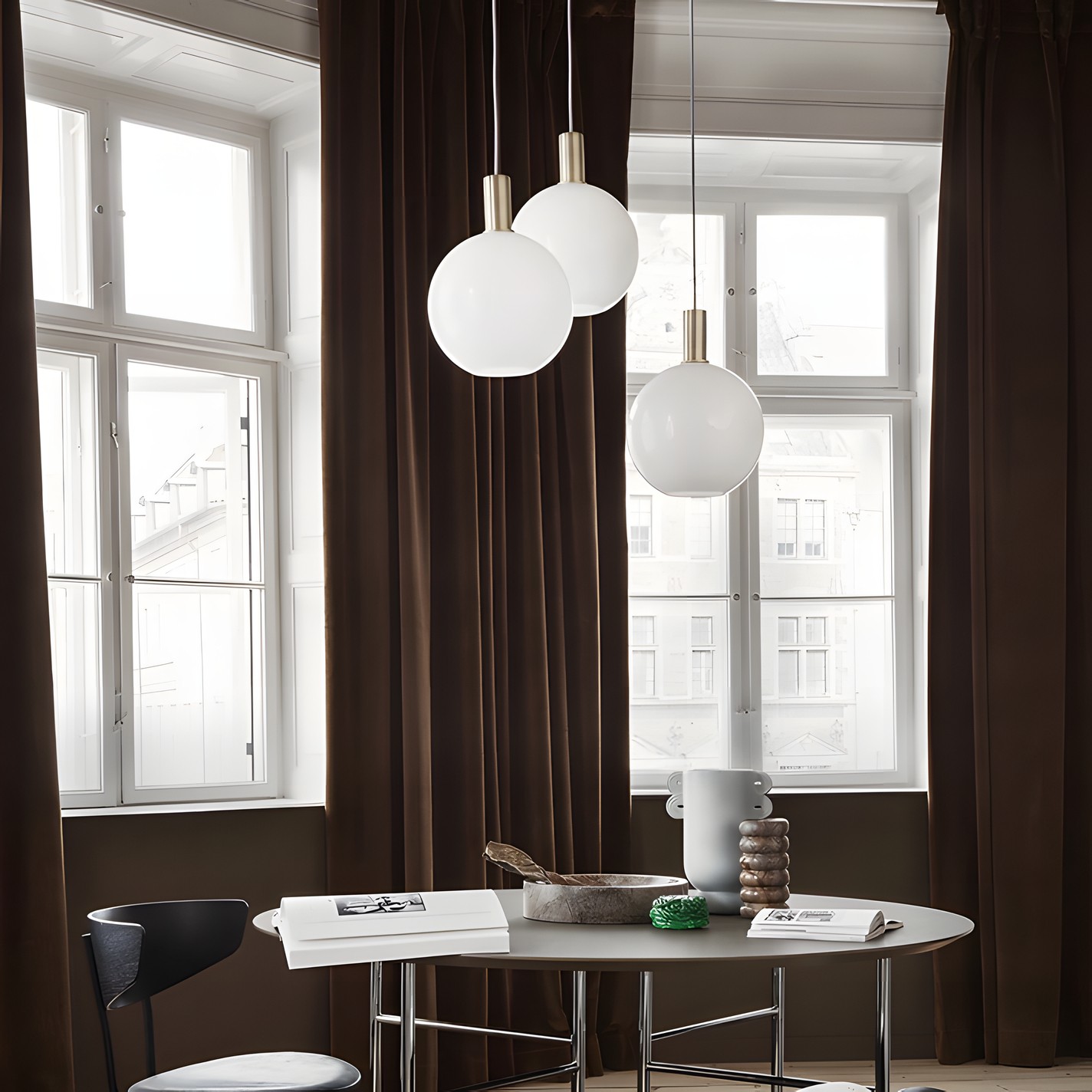 Cosima Modern Opal Glass Pendant Light