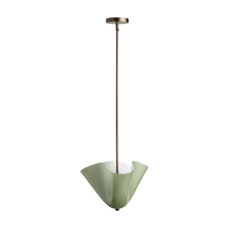 Franklin Modern Shell Glass Fazzo Pendant Light