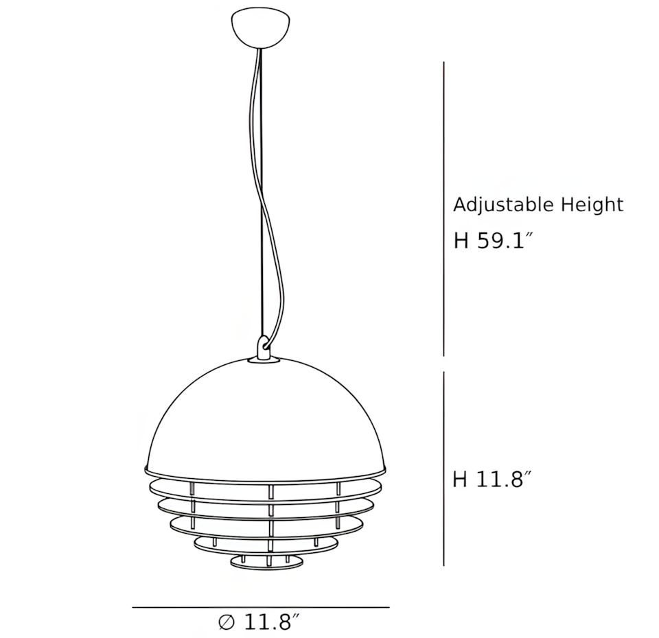 Nixie Creative Sunset Pendant Light