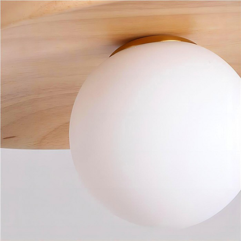 Oza Wooden Plafon Ceiling Light