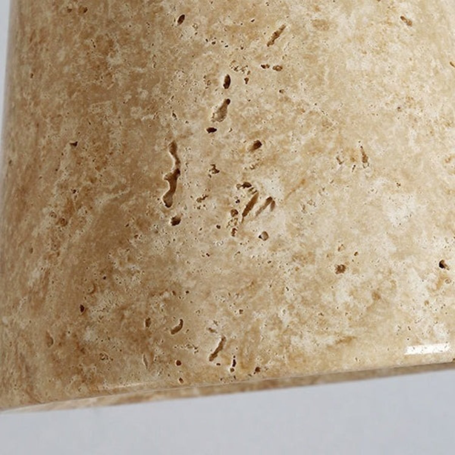Bowen Wabi-Sabi Mini Travertine Pendant Light