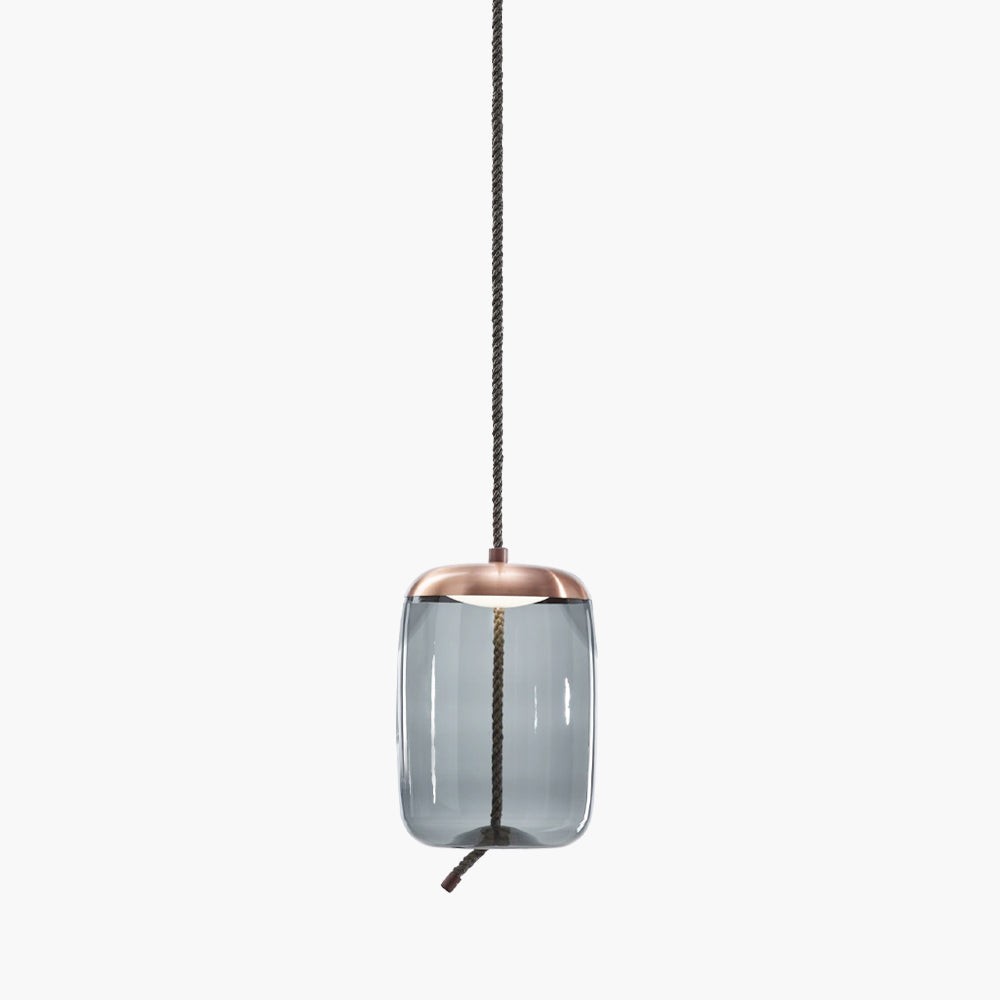 Lewis Modern LED Geometric Glass Pendant Light