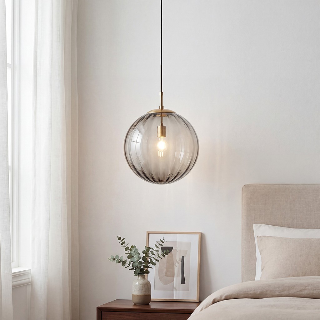 Tamsin Beading Glass Ball Pendant Light