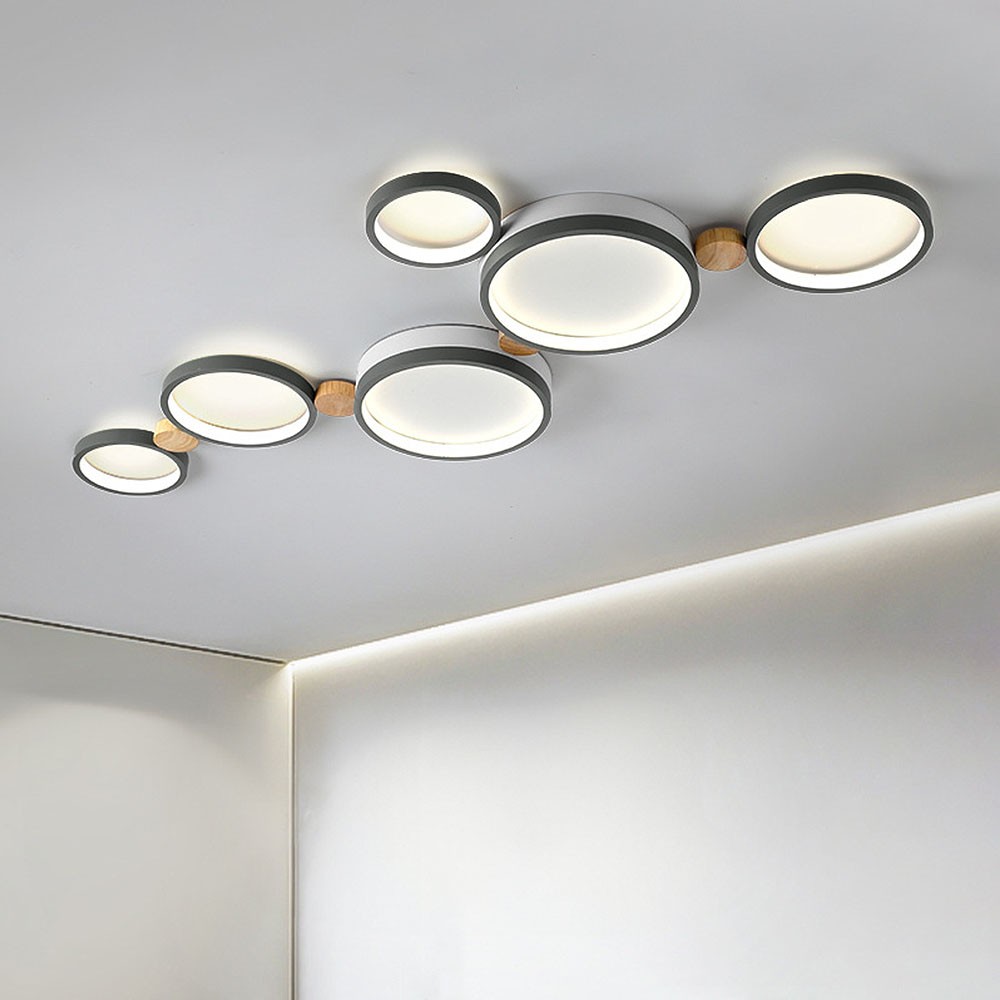 Phelith Modern Scandinavian Circle Ceiling Light