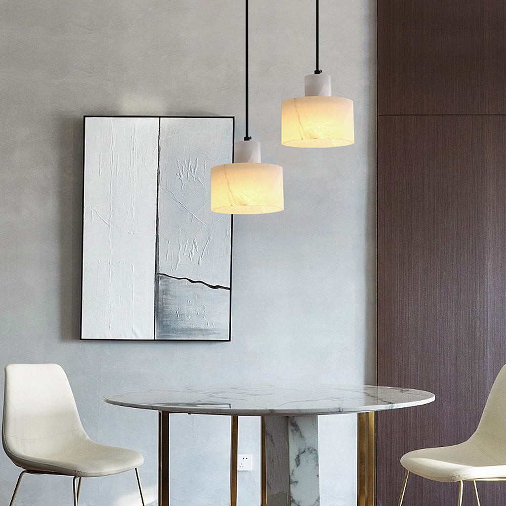 Zore Modern Alabaster Shade White Classic Pendant Light