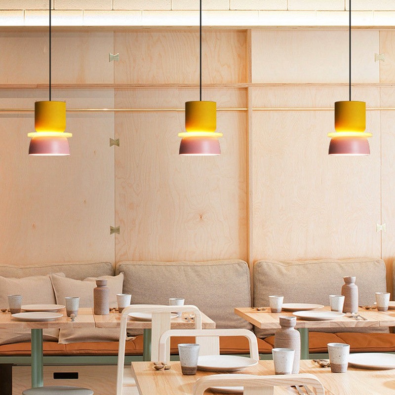 Vesperia Nordic Macaron Pendant Light for Round Dining Table