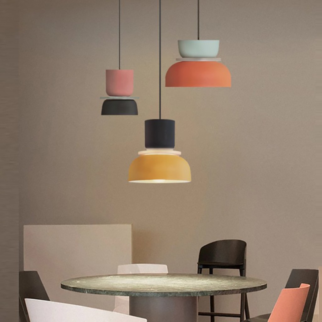 Vesperia Nordic Macaron Pendant Light for Round Dining Table