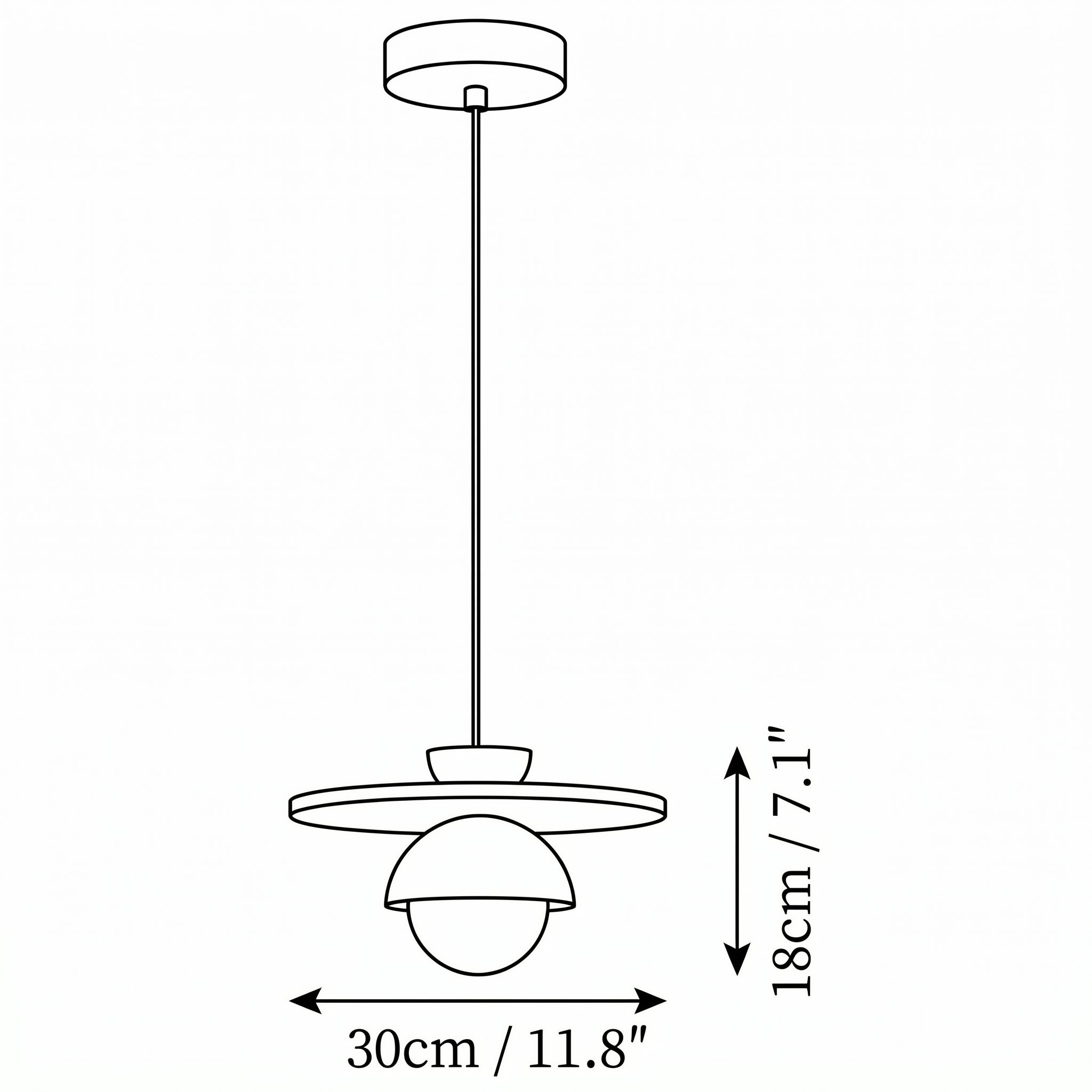 Dagan Wabi-Sabi Travertine Wood Globe Pendant Lamp