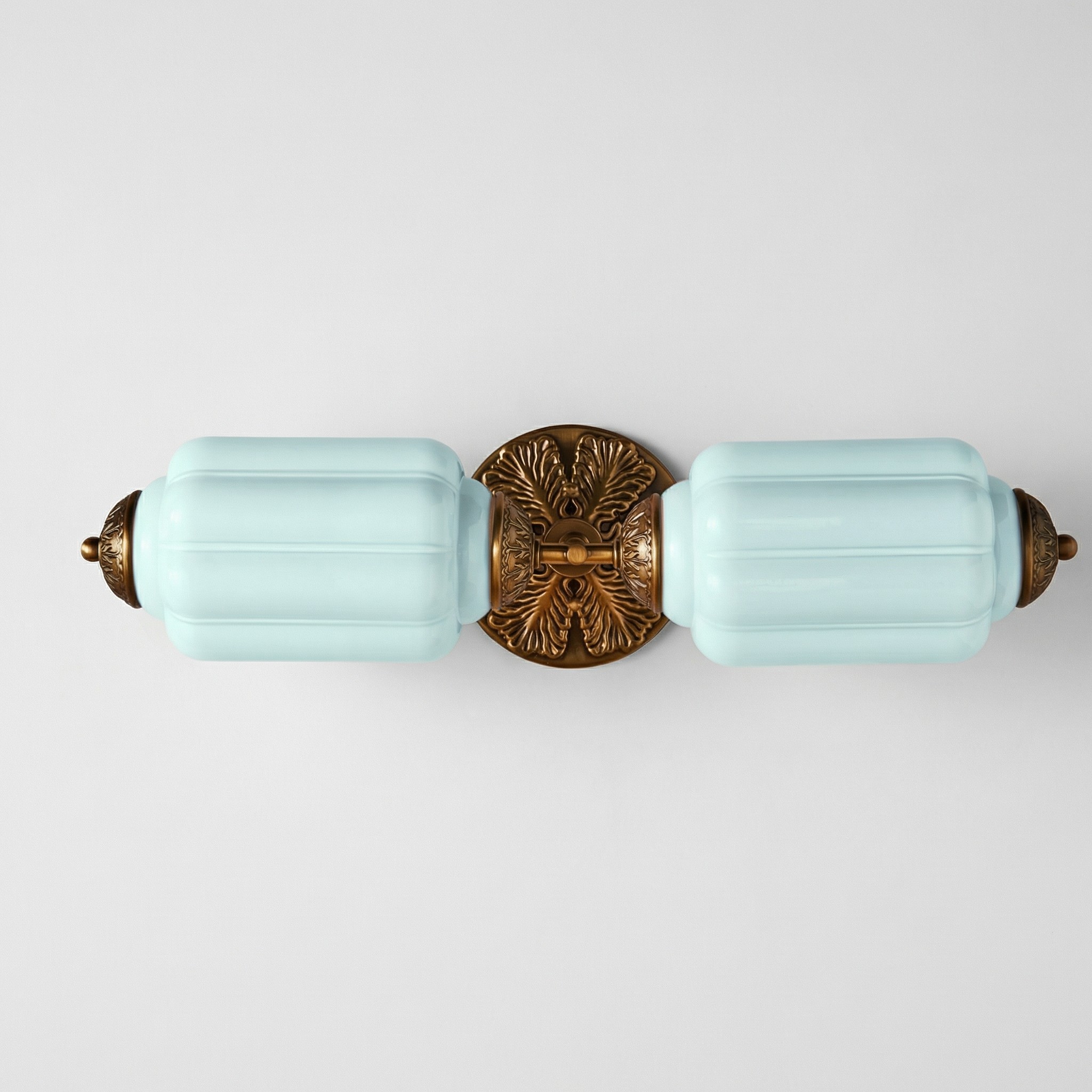 Hartnell Retro Colorful Art Deco Glass Eloise Wall Light