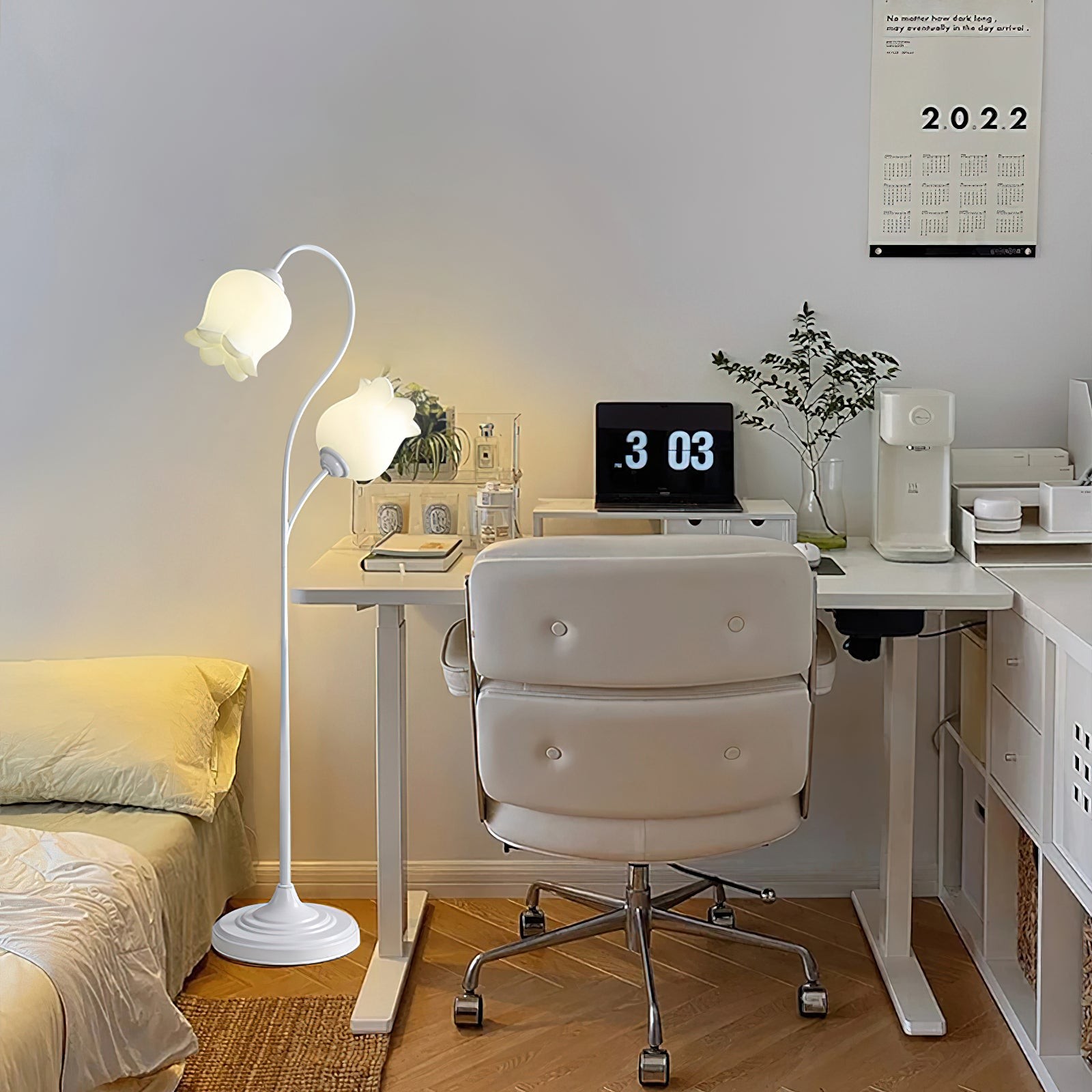 Mehar Lily of the Tulip Floor Lamp for Bedroom