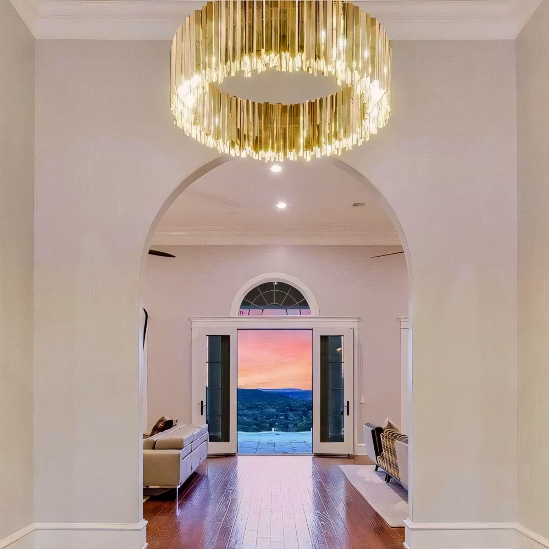 Jasper Facet Chandelier Collection