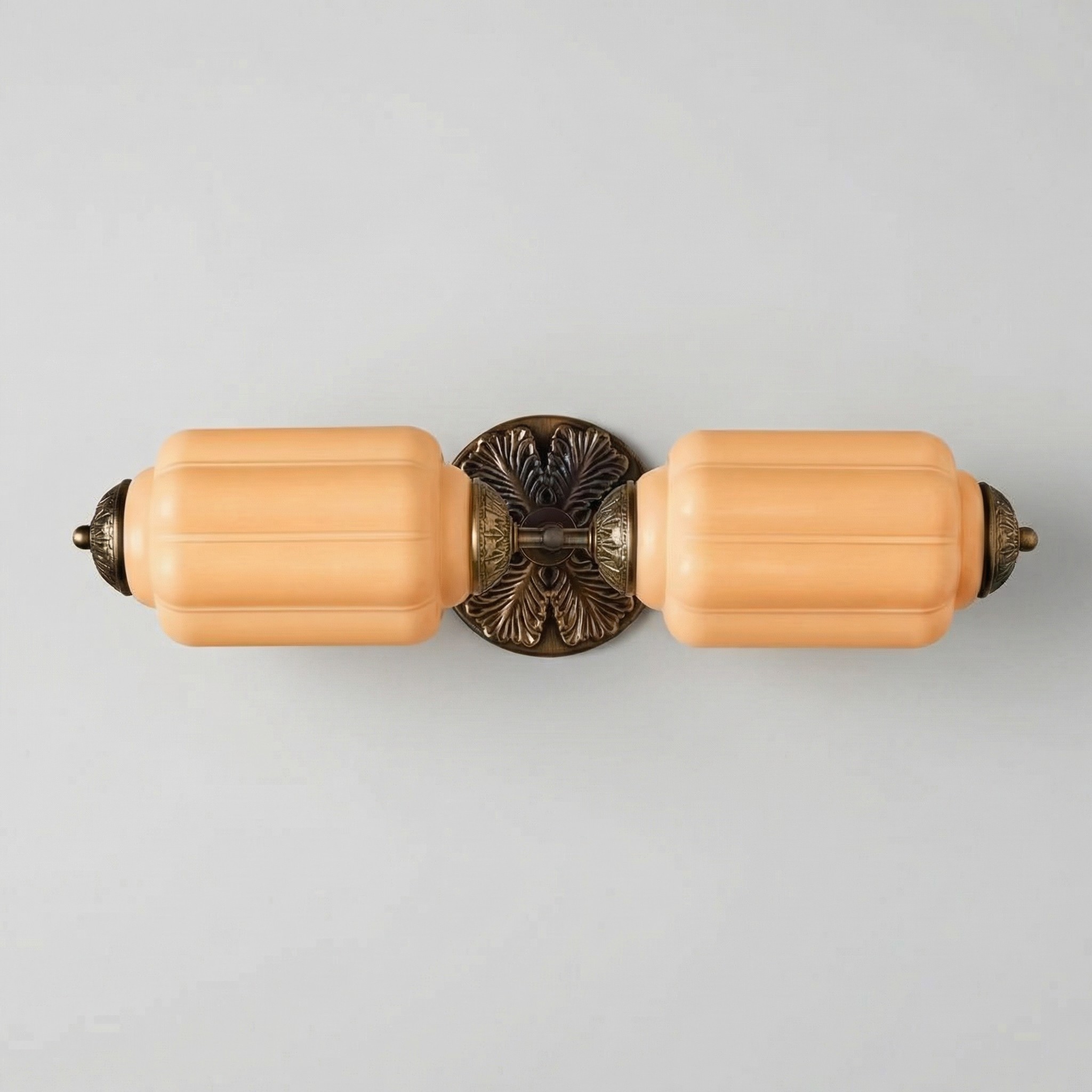 Hartnell Retro Colorful Art Deco Glass Eloise Wall Light