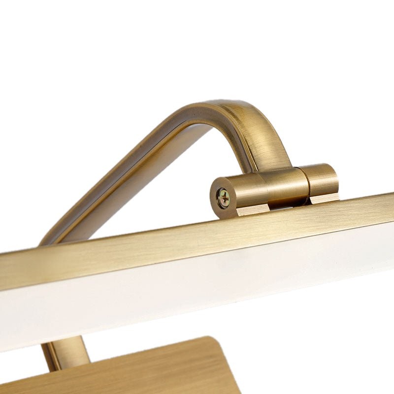 Jaryn Rustic LED Bar Brass Wall Light