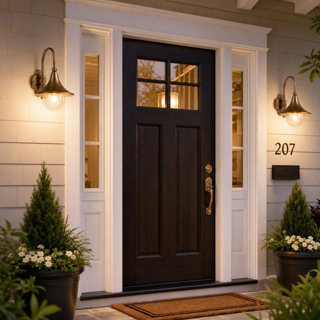 Rafferty Farmhouse Metal Outdoor Porch Wall Light